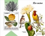CACTUS & BIRDS Cactii Bird MNH 1v-Stamp Sheet #2632 (2023 Guinea)