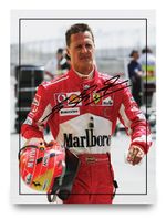 Michael Schumacher Signed Ferrari F1 8x6 Pre Printed Autograph Photo Memorabilia