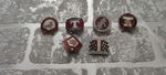 Teesside Tigers Speedway Club Badges x 6 / Vintage Motorbikes Memorabilia