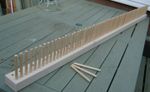 Peg Loom "XXL" 1450mm 2-row for weaving wool, fleece or rags into rugs etc.