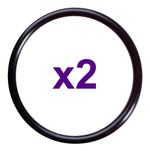 2 x Karcher K3/K4/K5 Pressure Washer Motor Cover/Cap O Ring Seal 9.080-453.0