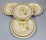 Royal Doulton Lambethware Sandsprite Set of 4 Side Plates 17cm - 1977 England