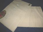 UNUSED VINTAGE FRENCH METIS  SHEETS WITH EMBROIDERY  220X300