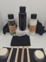 leather Cat Scratch repair kit, Black,   DIY, 50ml Kit With Filler & Glue.