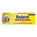 Ibuleve Max Strength - Anti-Inflammatory Relief Back & Muscle Pain - 50g