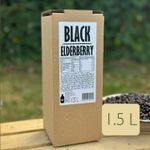 Black Elderberry Juice, 100% Fruit-Based, 1.5L NFC No Additives Healthy Diet