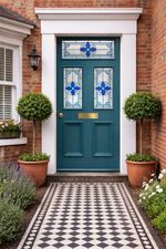 Bespoke Victorian Stained Glass Doors Frames Panels Made To Order 250 Deposit ..