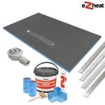 Wet room Kit Walk in | Wetroom Linear Shower Tray Former with Side Drain / Waste