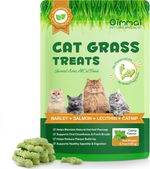 Cat Grass Treats,Cat Treats for Indoor Cats Hairball Control,Delicious Cat Grass