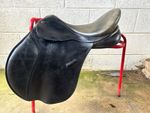 Bates Caprilli Black Leather GP Saddle 17’’