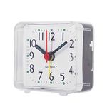 Silent Compact & Portable Alarm Clock Travel Quartz Beep Alarm Clock Small Cute