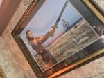 Arnold Schwarzenegger Cast Signed Conan the Barbarian 16x20 with coa RED INK