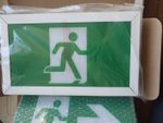 COMPASS RMEUWE-SD (Running Man LED Exit Sign, green and white) Free Shipping