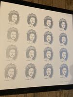 Sex Pistols & Jamie Reid poster - Stamped/numbered Silver Queens Screen print 97