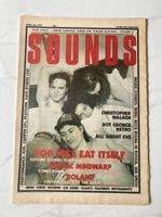 SOUNDS MAGAZINE APR 1987 POP WILL EAT ITSELF COVER + FEATURE VERY GOOD CONDITION