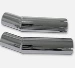 EMGO 80-03255 Exhaust Pipe Adapter 2-Piece Set For Triumph T120 TR 1963-1970