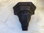 Vintage Cast Iron Rain Drain Hopper - Antique Victorian - Planter. Black
