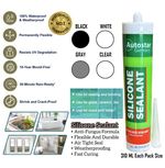 280ml Silicone Sealant Kitchen Bathroom Window Door Shower MULTIPURPOSE USE