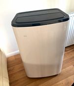 AEG Portable Air Conditioner Unit, White/Black, Touch Control, Floor Mount.