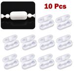 10pcs Blind Pull Cord Connector Clips – Plastic Chain Joiners for Roller, Roman