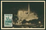 FRANCE MK 1947 PARIS NOTRE DAME CATHEDRAL CHURCH CARTE MAXIMUM CARD MC ei04