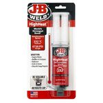 JB Weld HighHeat Epoxy Adhesive 50197UK Heat Resistant Dark Grey 25ml Syringe