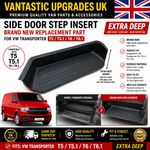 NEW SLIDING DOOR SIDE STEP INSERT FOR VW TRANSPORTER T5 - T6 - T6.1  2003 - 2023