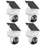 ANRAN 3MP CCTV Solar Security Camera WiFi Wireless Battery Pan/Tilt Outdoor 