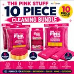 🩷The Pink Stuff Cleaning Bundle–Microfibre Pad & Cloth Set & Sqeezy Dual Sponge