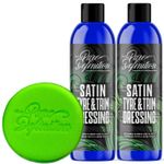 Satin Tyre Trim Gel 500ml Restore Protect Car Rubber Plastic Pure Definition
