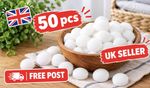 50 - NATURAL MOTH BALLS - FOR WARDROBES DRAWERS, & STORAGE BOX 200G