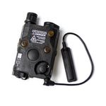 Upgrade Version PEQ-15 LED + Red / Green Laser + IR Laser Tactical Flashlight