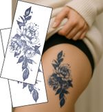 Realistic Floral Semi-Permanent Tattoo – Long-Lasting Botanical Ink by Inkwear