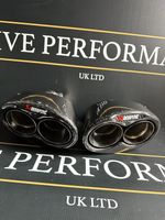 Akrapovic Gloss Black Carbon Fibre & Stainless Steel Universal Exhaust Tips