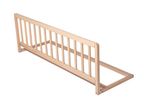 Safetots Bed Rail Wood, Wooden Bed Guard, Natural, 110cm Wide x 38cm High