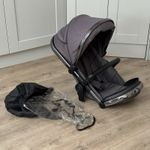 iCandy Peach 6 Seat Unit Pushchair Seat + Bumper Bar & Raincover – Phantom Grey
