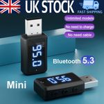 Bluetooth 5.3 Mini USB FM Transmitter Easy Join Car Audio System Without Cabling