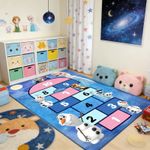 Elsa Anna Floor Rugs Bedroom Frozen Carpet Room Doormat Rug Kids Play Fun Girls