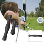 For Recurve Bow String Silicone Finger Protectors Soft and Flexible Pack of 2
