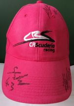 CRScuderia racing cap hand signed