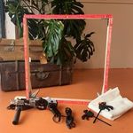 Tufting Gun Starter Kit Including: Tufting Machine AK, Clamps, Fabric & Yarn