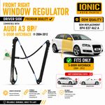 Front Right Window Regulator Driver Side Audi A3 8P 5-Door Hatchback 2004-2012