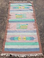 Vintage Traditional Handmade Beautiful Turkish Floor Rug 182x92 cm