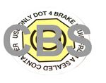 IVA Brake Fluid Sticker Single