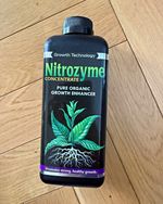 Growth Technology Nitrozyme Organic Liquid Fertiliser Concentrate 1L Bottle