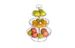 3-Tier Stainless Steel Fruit Basket Stand for Kitchen and Home Storage