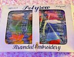 Vintage box of 150+ - POLYSEW 1960s embroidery skeins - Many colours. Box old