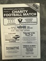 Piccadilly 261 Attackers v Licensed Trades Representatives 19/09/1982 (Charity )