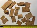 Cork sheet offcuts 0.80mm thick for saxophone clarinet flute approx 12cm x 10cm