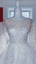 ivory wedding dress size 4